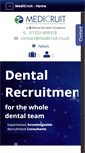 Mobile Screenshot of medicruit.co.uk
